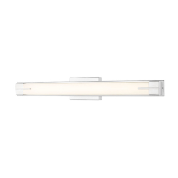 Z-Lite Chase 33" LED 1-Light Vanity - 33W - CCT Selectable - 1,800 Lumens - 120V - Chrome