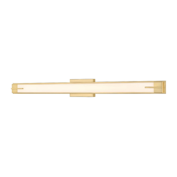 Z-Lite Chase 43" LED 1-Light Vanity - 46W - CCT Selectable - 2,300 Lumens - 120V - Modern Gold