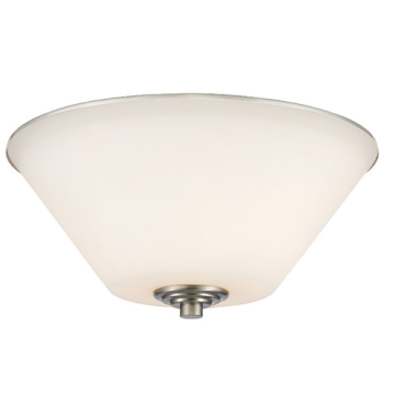 Z-Lite Jarra 2-Light Flush Mount - 120V - Brushed Nickel