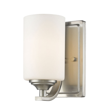 Z-Lite Bordeaux 1-Light Wall Sconce - 120V - Brushed Nickel
