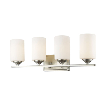 Z-Lite Bordeaux 4-Light Vanity - 120V - Brushed Nickel