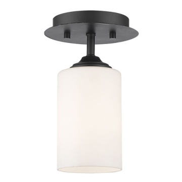 Z-Lite Bordeaux 1-Light Flush Mount - 120V - Bronze