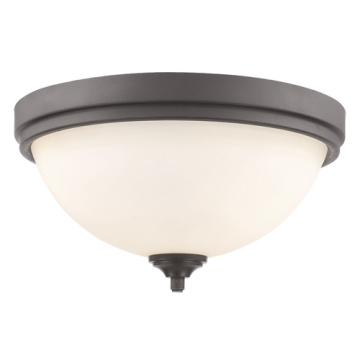 Z-Lite Bordeaux 3-Light Flush Mount - 120V - Bronze