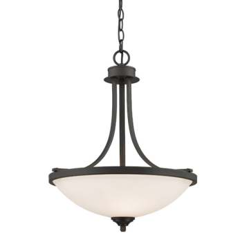 Z-Lite Bordeaux 3-Light Pendant - 120V - Bronze