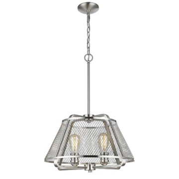 Z-Lite Iuka 4-Light Pendant - 120V - Brushed Nickel