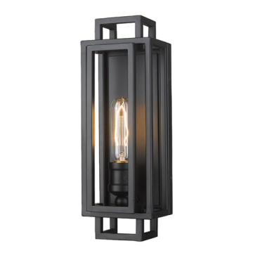 Z-Lite Titania 1-Light Wall Sconce - 120V - Matte Black