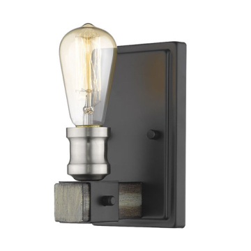 Z-Lite Kirkland 1-Light Wall Sconce - 120V - Ashen Barnboard