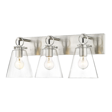 Z-Lite Harper 3-Light Vanity - 120V - Brushed Nickel