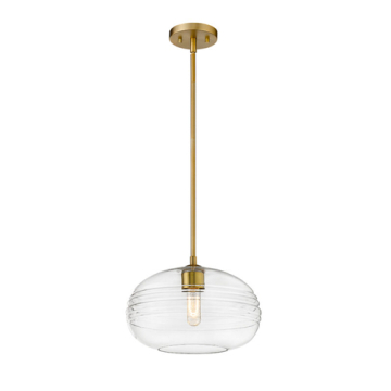Z-Lite Harmony 14" 1-Light Pendant - 120V - Olde Brass