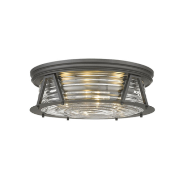 Z-Lite Cape Harbor 4-Light Flush Mount - 120V - Bronze