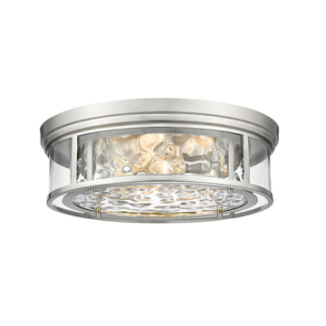 Z-Lite Clarion 4-Light Flush Mount - 120V - Brushed Nickel