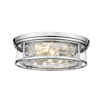 Z-Lite Clarion 4-Light Flush Mount - 120V - Polished Nickel