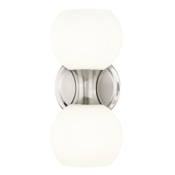 Z-Lite Artemis 2-Light Wall Sconce - 120V - Brushed Nickel