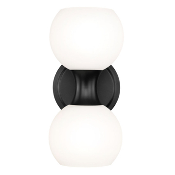 Z-Lite Artemis 2-Light Wall Sconce - 120V - Matte Black