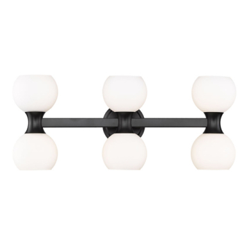 Z-Lite Artemis 6-Light Vanity - 120V - Matte Black