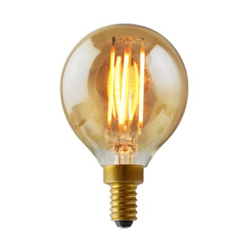 Green Creative Premium Series G16 Globe LED Filament Lamp - 4W - 2000K - 250 Lumens - 120V