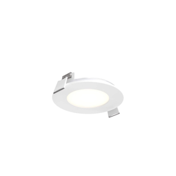 DALS Excel LED Panel Light - 3" Round - 8W - CCT Selectable - 120V - White
