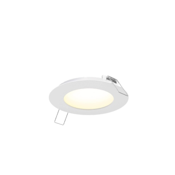 DALS Excel LED Panel Light - 4" Round - 11W - Dim to Warm - 120V - White