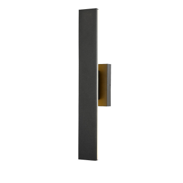 Z-Lite Stylet 24" Outdoor LED Wall Sconce - 12W - CCT Selectable - 1,250 Lumens - 120V - Sand Black
