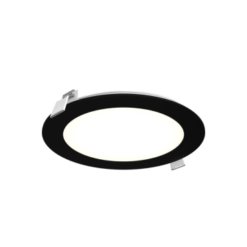 DALS Excel LED Panel Light - 6" Round - 14W - CCT Selectable - 120V - Black