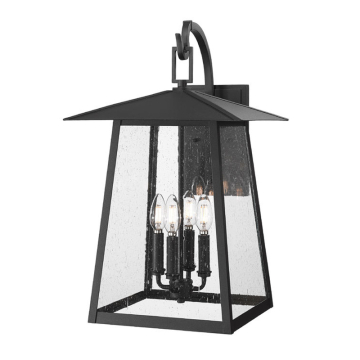 Z-Lite Rainer 4-Light Outdoor Wall Sconce - 120V - Black