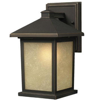Z-Lite Holbrook 1-Light Large Outdoor Wall Sconce - 120V - Oil Rubbed Bronze