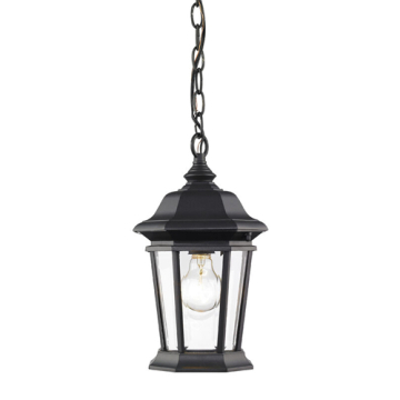Z-Lite Melbourne 1-Light Outdoor Pendant - 120V - Black