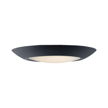 Maxim Lighting Diverse 6" LED Flush Mount - 3000K - 120V - Black