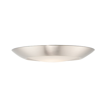 Maxim Lighting Diverse 7.5" LED Flush Mount - 3000K - 120V - Satin Nickel