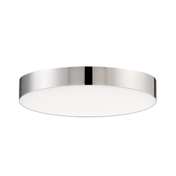 Maxim Lighting Trim 5" Round LED Flush Mount - 3000K - 120V - Polished Chrome