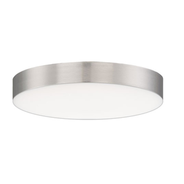 Maxim Lighting Trim 5" Round LED Flush Mount - 3000K - 120V - Satin Nickel