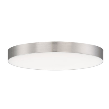 Maxim Lighting Trim 7" Round LED Flush Mount - 3000K - 120V - Satin Nickel