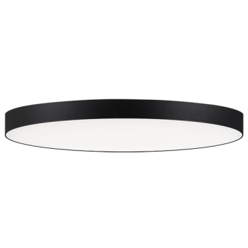 Maxim Lighting Trim 11" Round LED Flush Mount - 3000K - 120V - Black