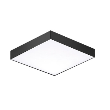 Maxim Lighting Trim 4.5" Square LED Flush Mount - 3000K - 120V - Black