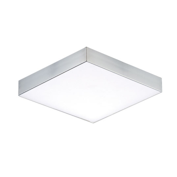 Maxim Lighting Trim 4.5" Square LED Flush Mount - 3000K - 120V - Polished Chrome