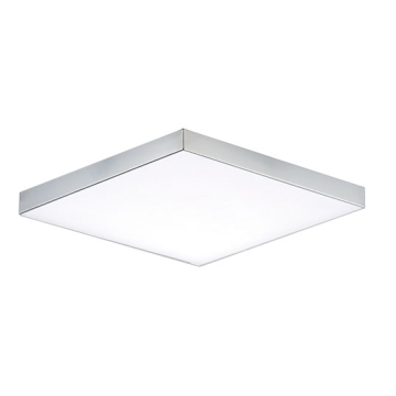 Maxim Lighting Trim 6.5" Square LED Flush Mount - 3000K - 120V - Polished Chrome
