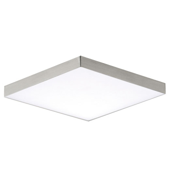 Maxim Lighting Trim 6.5" Square LED Flush Mount - 3000K - 120V - Satin Nickel