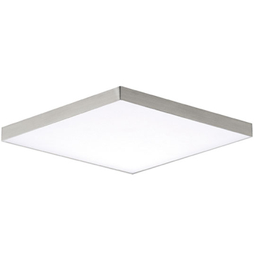 Maxim Lighting Trim 8.5" Square LED Flush Mount - 3000K - 120V - Satin Nickel