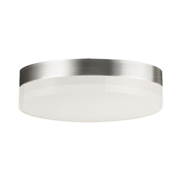 Maxim Lighting Illuminaire II 7" Round LED Flush Mount - 3000K - 120V - Satin Nickel