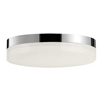 Maxim Lighting Illuminaire II 9" Round LED Flush Mount - 3000K - 120V - Polished Chrome