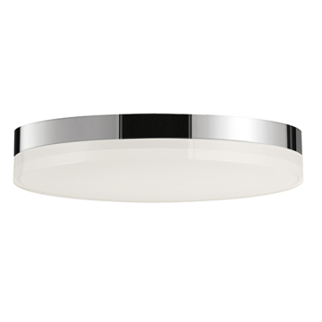 Maxim Lighting Illuminaire II 11" Round LED Flush Mount - 3000K - 120V - Polished Chrome