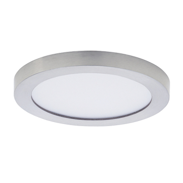 Maxim Lighting Chip 5" Round LED Flush Mount - 3000K - 120V - Satin Nickel