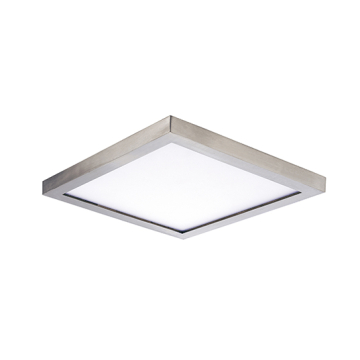 Maxim Lighting Chip 5" Square LED Flush Mount - 3000K - 120V - Satin Nickel