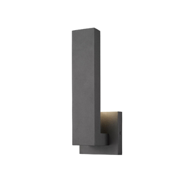 Z-Lite Edge Small LED Outdoor Wall Sconce - 2700K - 120V - Black