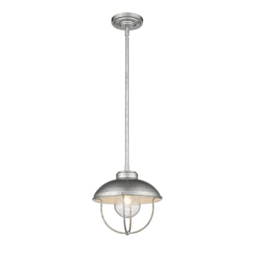 Z-Lite Ansel 1-Light Outdoor Pendant - 120V - Galvanized
