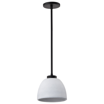 SATCO|NUVO Collins Mini Pendant - Ceramic / Matte Black