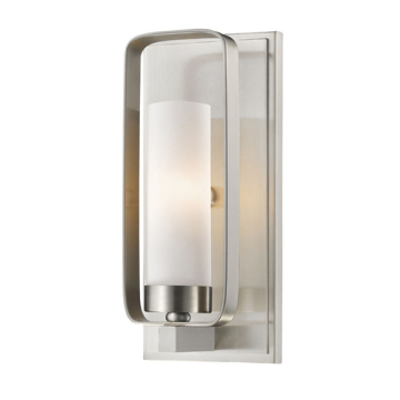 Z-Lite Aideen 1-Light Wall Sconce - 120V - Brushed Nickel