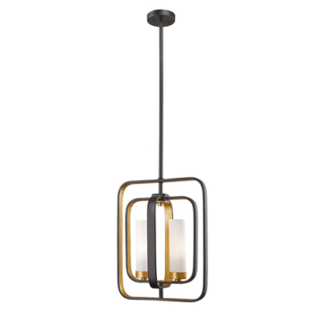 Z-Lite Aideen 2-Light Pendant - 120V - Bronze Gold
