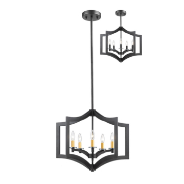 Z-Lite Zander 5-Light Chandelier - 120V - Bronze