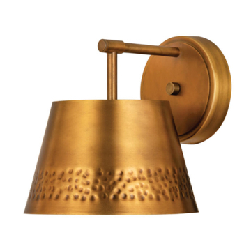 Z-Lite Maddox 1-Light Wall Sconce - 120V - Rubbed Brass